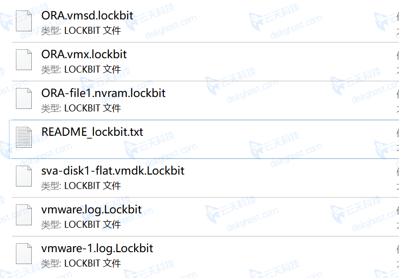 LockBit勒索病毒加密后的文件后缀名
