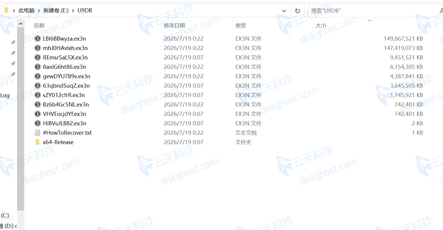 LockBit Black加密后数据库变成乱码